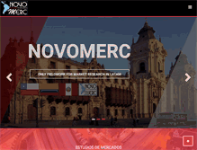 Tablet Screenshot of novomerc.cl